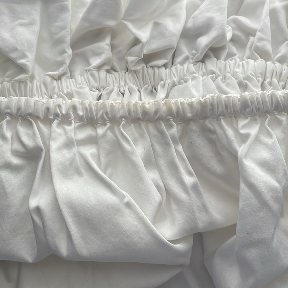 Stella McCartney white off shoulder puff sleeve peasant top blouse shirt - Picture 12 of 12